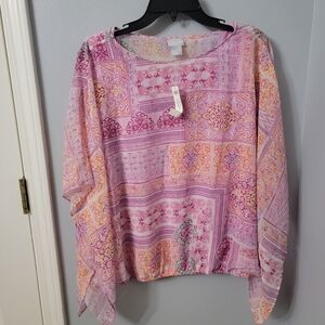 NWT Chicos flowy top Size 2